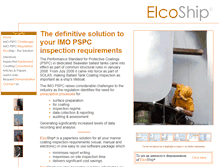 Tablet Screenshot of elcoship.com